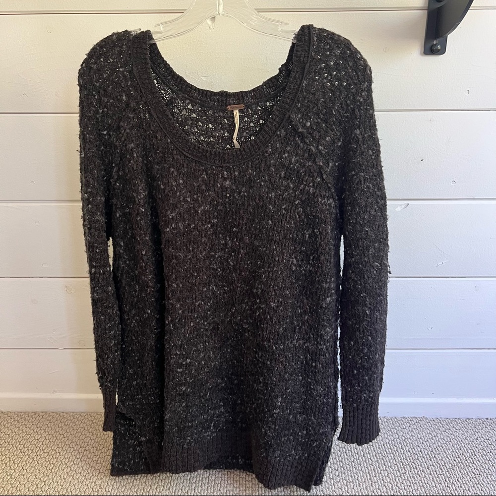 Free People Black Sweater